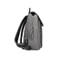 Rieker Rucksack H1649-40 in Grau mit Dreiecks-Musterung, mattem Finish und Handyfach. Rechtsseitig.