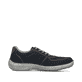 Blaue Rieker Herren Schnürschuhe 03030-14 mit modernen Ziernähten. Schuh Innenseite.