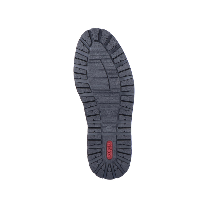 Schwarze Rieker Herren Schnürstiefel 38419-00 mit wasserabweisender TEX-Membran. Schuh Laufsohle.