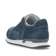 Blaue Rieker Herren Sneaker Low U0312-12 mit Schnürung sowie Komfortweite G 1/2. Schuh von hinten.