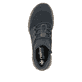 
Tiefschwarze Rieker Damen Slipper N32X8-00 mit Gummizug sowie einer leichten Sohle. Schuh von oben