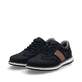 Blaue Rieker Herren Schnürschuhe 04400-14 mit der Komfortweite G 1/2. Schuhpaar seitlich schräg.