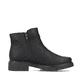Nachtschwarze Rieker Damen Kurzstiefel Z3566-00 mit einer schockabsorbierenden Sohle. Schuh Innenseite