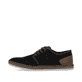 Schwarze Rieker Herren Schnürschuhe B5249-00 mit der Komfortweite G 1/2. Schuh Außenseite.