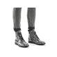 Blaugraue Rieker Damen Kurzstiefel 45980-14 mit einer schockabsorbierenden Sohle. Schuh Innenseite