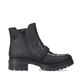 Beigebraune Rieker Damen Chelsea Boots 76863-64 mit einer robusten Profilsohle. Schuh Innenseite