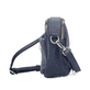 Rieker Damen Handtasche H1005-14 in Pazifikblau aus Kunstleder mit Reißverschluss. Handtasche getragen.