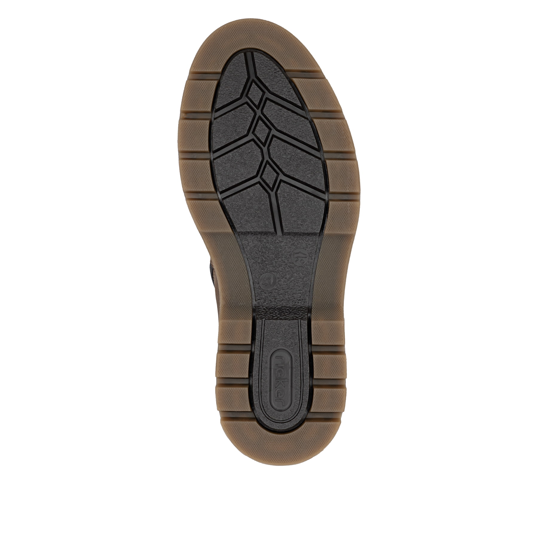 Braune Rieker Herren Schnürstiefel F7010-24 mit wasserabweisender TEX-Membran. Schuh Laufsohle.