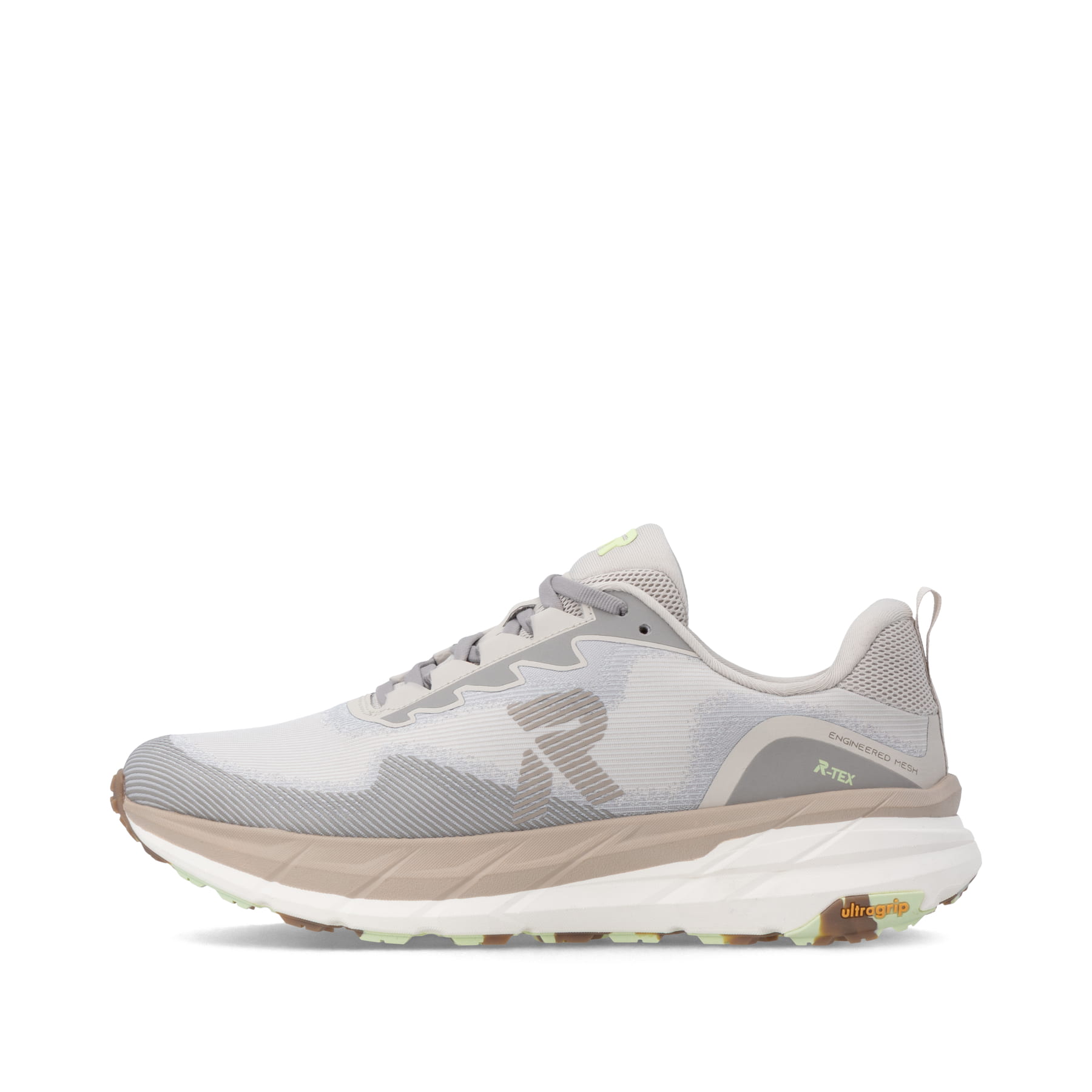 Beige Rieker Sport Herren Sneaker Low U4500-63. Schuh Außenseite.
