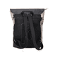 Rieker Damen Rucksack H1391-62 in Champagner-Schwarz aus Kunstleder mit Magnetverschluss. Rucksack Rückseite.