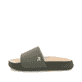 Grüne Rieker Herren Pantoletten U3250-54 mit flexibler und ultraleichter Sohle. Schuh Außenseite.