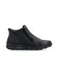 Schwarze Rieker Damen Kurzstiefel Z0059-00 mit wasserabweisender TEX-Membran. Schuh Innenseite.