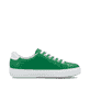 Grüne Rieker Damen Sneaker Low L59L1-52 mit einem Reißverschluss. Schuh Innenseite.