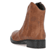 Nachtschwarze Rieker Damen Chelsea Boots 73464-00 mit Reißverschluss sowie Blockabsatz. Schuh Innenseite