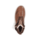 
Karamellbraune Rieker Herren Schnürstiefel 38425-25 mit Schnürung und Reißverschluss. Schuh von oben