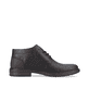 Tiefschwarze Rieker Herren Schnürschuhe 17604-00 mit einer schockabsorbierenden Sohle. Schuh Innenseite