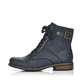 
Ozeanblaue Rieker Damen Schnürstiefel 71242-15 mit Schnürung und Reißverschluss. Schuh Außenseite