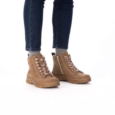 Rieker Femme Bottes à lacets