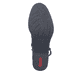
Tiefschwarze Rieker Damen Stiefeletten 73488-00 mit Reißverschluss sowie Blockabsatz. Schuh Laufsohle