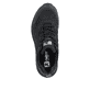Schwarze Rieker Damen Sneaker Low Z0900-00 mit wasserabweisender TEX-Membran. Schuh von oben.
