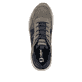 Dunkelbraune Rieker Herren Slipper 06155-25 mit wasserabweisender TEX-Membran. Schuh von oben.