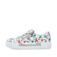 Mehrfarbige Rieker Damen Sneaker Low N4940-90 mit einem Reißverschluss. Schuh Außenseite.