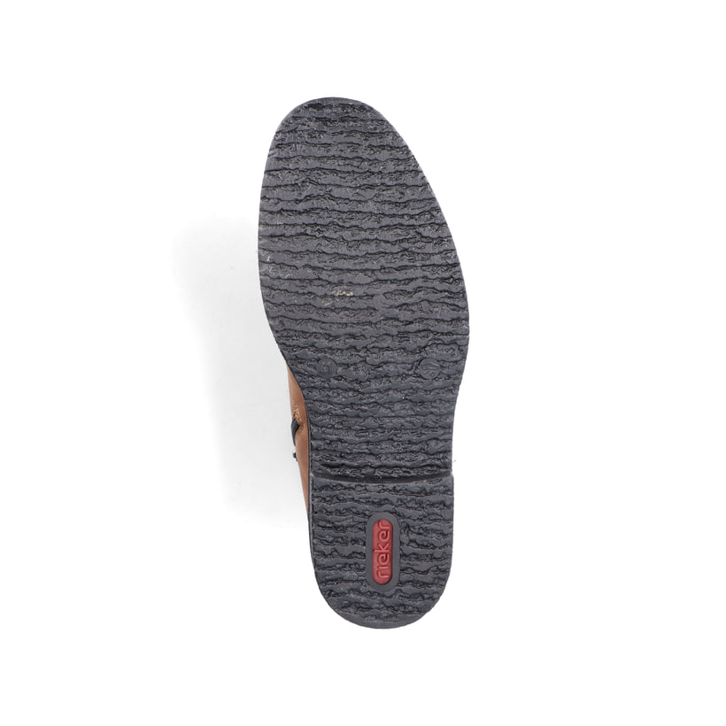 Braune Rieker Herren Schnürstiefel 32030-24 mit wasserabweisender TEX-Membran. Schuh Laufsohle.