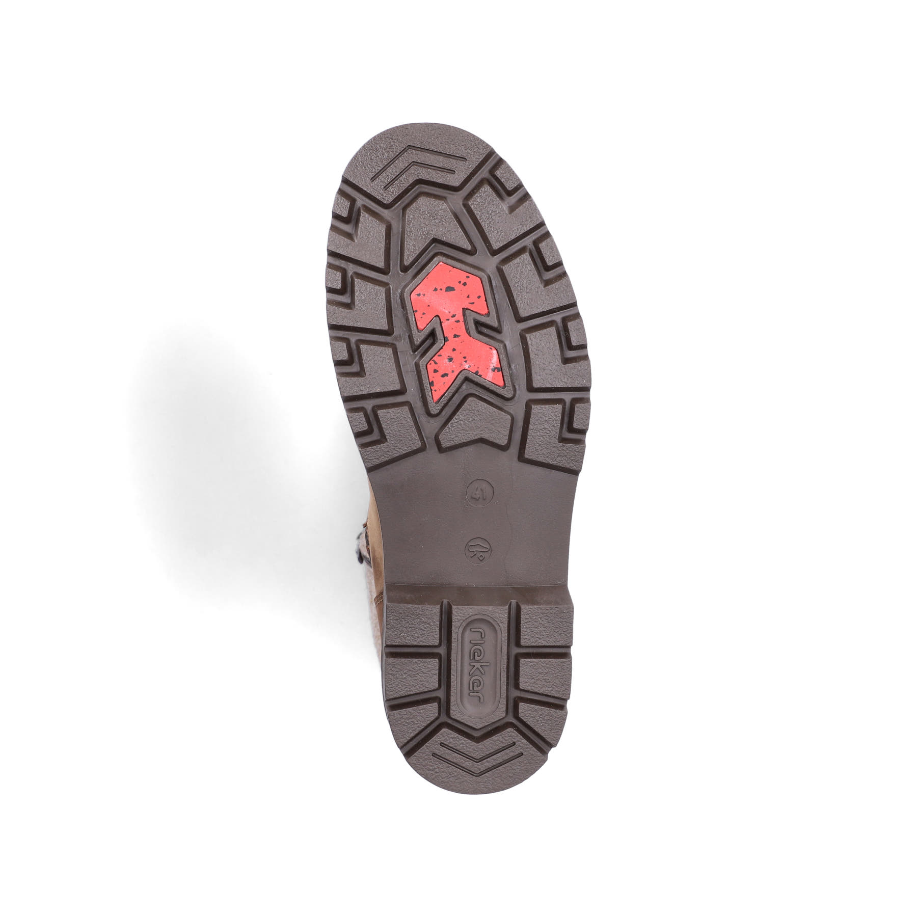 Braune Rieker Herren Kurzstiefel 39892-25 aus Rauleder. Schuh Laufsohle.