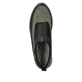 Baskets montantes Rieker vertes pour femme N9362-54 avec fermeture éclair. Semelle extérieure de la chaussure.