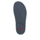 Blaue Rieker Herren Pantoletten 21099-15 mit der Komfortweite G. Schuh Laufsohle.