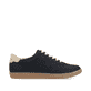 Schwarze Rieker Damen Sneaker Low L9700-00 mit einem Reißverschluss. Schuh Innenseite.