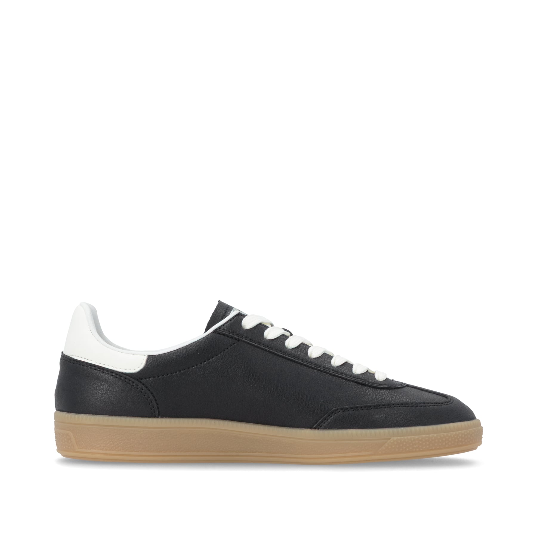 Baskets basses Rieker noires pour homme U2200-00 avec lacets. Intérieur de la chaussure.