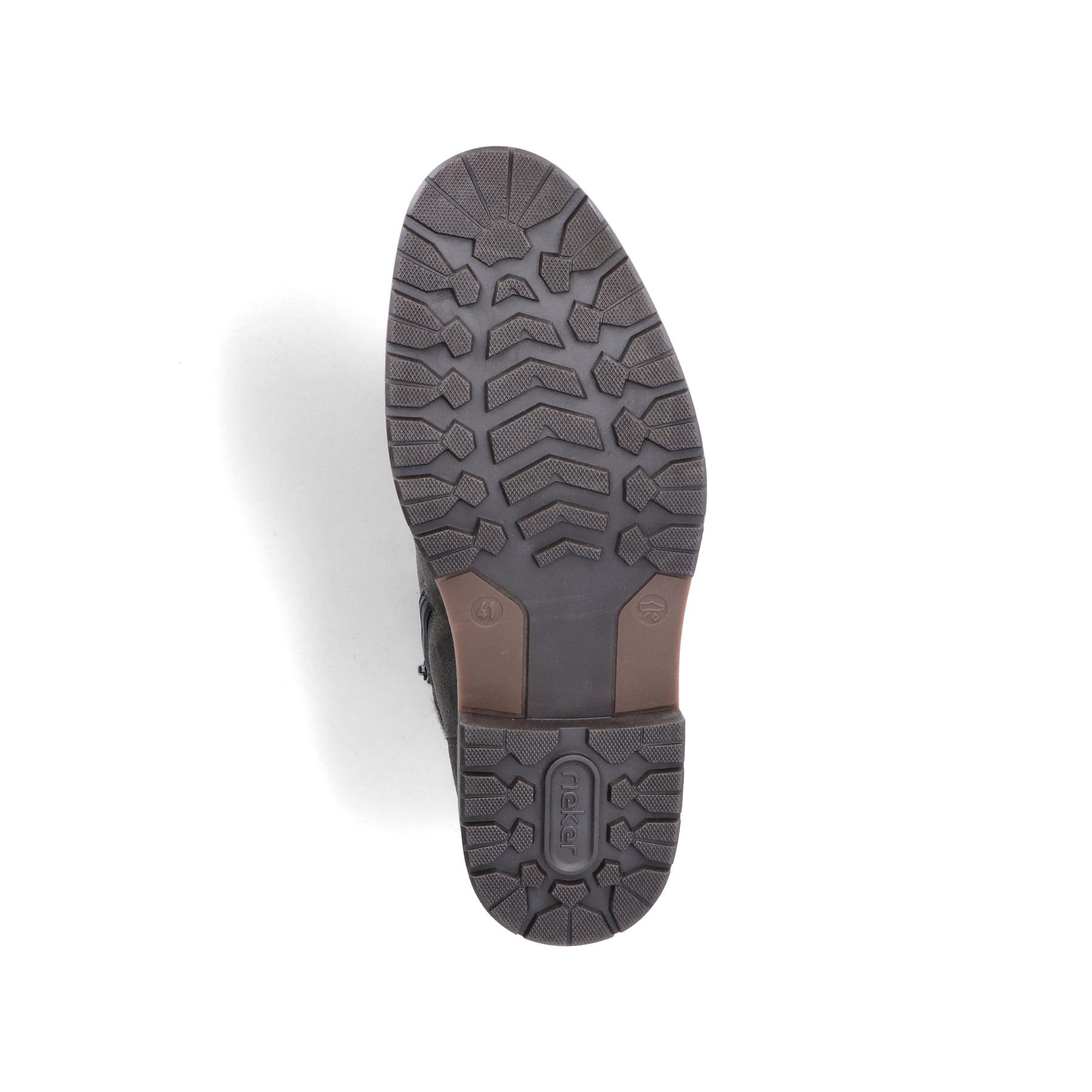 Graue Rieker Herren Schnürstiefel 13743-46 mit wasserabweisender TEX-Membran. Schuh Laufsohle.