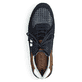 Blaue Rieker Herren Sneaker Low 16106-15 mit Schnürung sowie Komfortweite G 1/2. Schuh von oben.