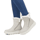 Braunbeige Rieker Damen Stiefeletten Y2594-20 mit Reißverschluss sowie Blockabsatz. Schuh Innenseite