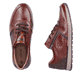 Baskets basses Rieker marron pour homme B2112-25 en cuir lisse. Chaussure vue de dessus, couchée.