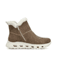 Braune Rieker Damen Kurzstiefel M6050-64 mit wasserabweisender RiekerTEX-Membran. Schuh Innenseite.