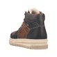 Braune Rieker Herren Sneaker High 38540-25 mit wasserabweisender TEX-Membran. Schuh von hinten.