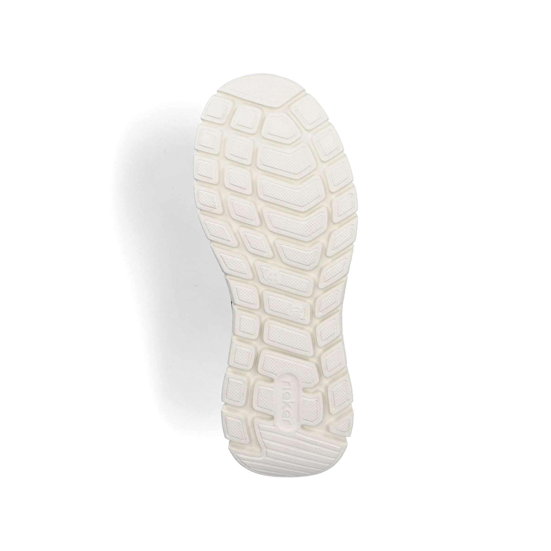 Blaue Rieker Herren Slipper B6660-14 mit einem Gummizug sowie Komfortweite G 1/2. Schuh Laufsohle.