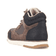 
Nussbraune Rieker Herren Schnürstiefel B2044-25 mit einer robusten Profilsohle. Schuh von hinten