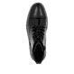 
Graphitschwarze Rieker Herren Schnürstiefel 33205-00 mit Schnürung und Reißverschluss. Schuh von oben