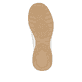 Rosane Rieker Damen Slipper M5660-31 mit Rieker Air Sohlenfenster sowie Gummizug. Schuh Laufsohle.