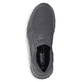 Schwarze Rieker Herren Sneaker Low B4878-00 mit einem Gummizug. Schuh von oben.