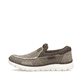 Beige Rieker Herren Slipper B6651-64 mit ultra leichter und flexibler Sohle. Schuh Außenseite.