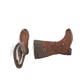 Braune Rieker Damen Hochschaftstiefel 94692-24 mit wasserabweisender TEX-Membran. Schuh von oben, liegend.