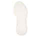 Weisse Rieker Sport Damen Sneaker Low W4400-80. Schuh Laufsohle.
