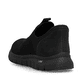 Mocassins Rieker noirs pour homme B6659-01 avec fonction easy in Ready2GO. Chaussure vue de l'arrière.