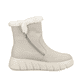 Braunbeige Rieker Damen Stiefeletten Y2594-20 mit Reißverschluss sowie Blockabsatz. Schuh Innenseite