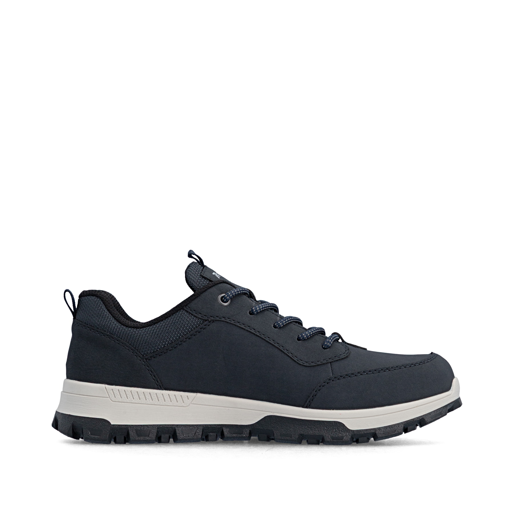 Dunkelblaue Rieker Herren Schnürschuhe 35503-15 mit der Komfortweite G. Schuh Innenseite.