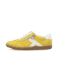 Gelbe Rieker Damen Sneaker Low L9700-68 mit einem Reißverschluss. Schuh Außenseite.